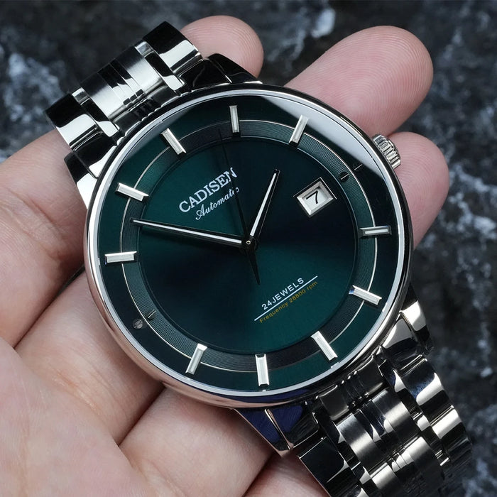 Stainless Steel Automatic Watch with Sapphire Crystal Glass