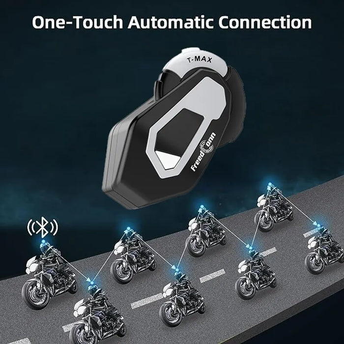 Bluetooth Motorcycle Helmet Headset with 1000M Range