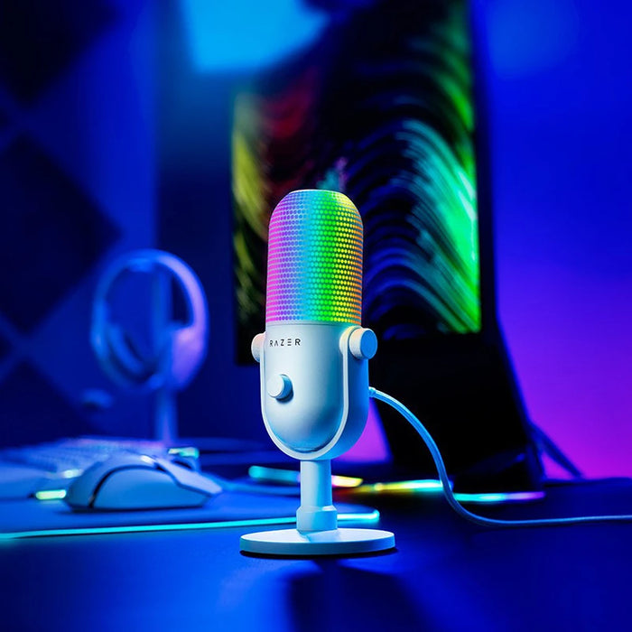Streaming USB Mic with Reactive RGB Lighting and Gain Limiter