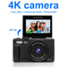 High-performance digital camera with 64MP sensor and 18X digital zoom