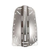 Upgrade your diving gear with this high-quality silver scuba diving backplate