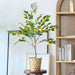 Durable 130cm Artificial Lemon Tree Branch Made from High-Quality Plastic for Resilience