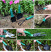 Compact and portable gardening tool set for easy storage