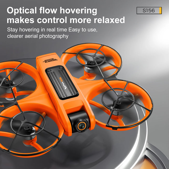 Foldable 8K Drone with Display and 3 Batteries Gray