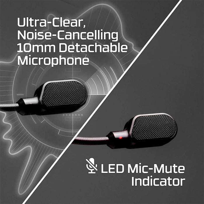 Over Ear Wired Gaming Headset with DTS Sound and Mic
