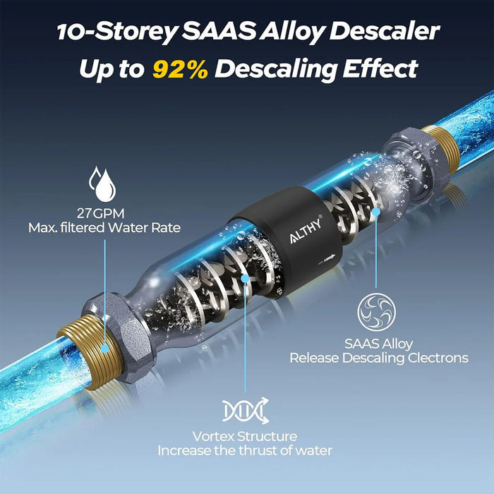 Stainless Steel Water Softener for Hard Water & Corrosion Control AL-WS200
