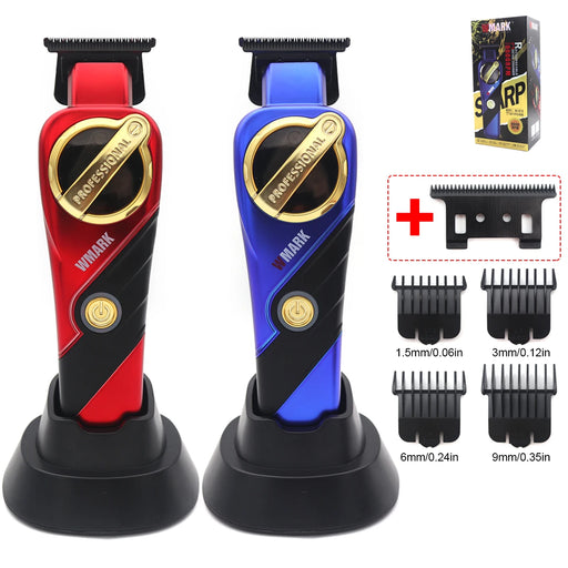 Hair trimmer with 9000RPM magnetic motor and T-blade