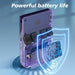 Purple 128G Retro Handheld Game with 64GB storage and option for 128 GB