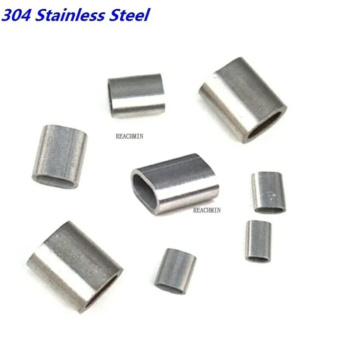 Stainless Steel Oval Ferrules 0.8MM for Wire Rope Crimping