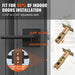 Matte Black Passage Door Handle Lever for Left/Right Reversible Square Shape