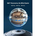  Indoor fisheye security camera with 360° panoramic view 