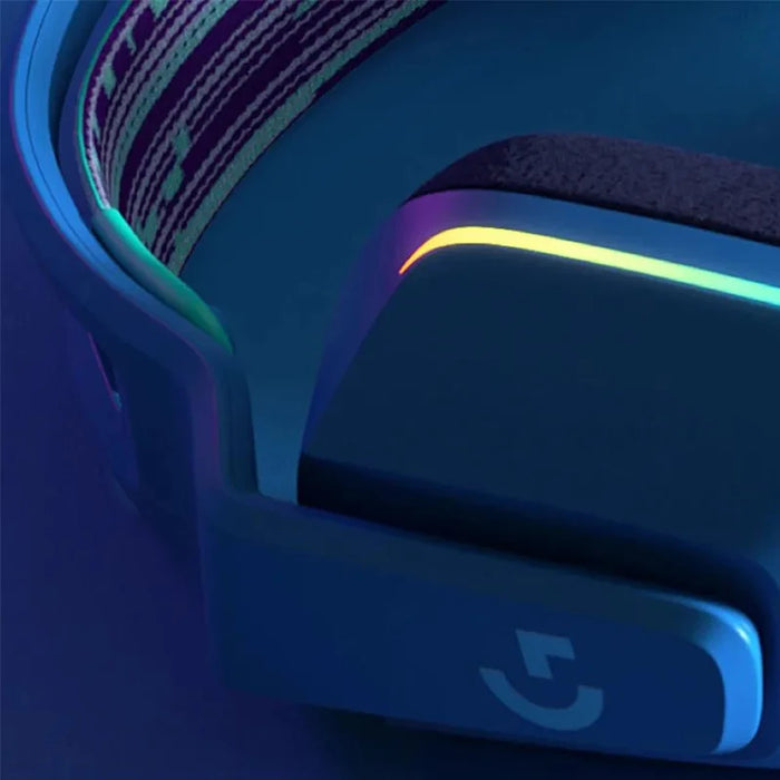 blue Wireless Gaming Headset with DTS 7.1 Surround & RGB Lighting