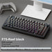 AULA F75 Gaming Mechanical Keyboard 75 Percent RGB Wireless Bluetooth Wired Reef Black Reaper Axis