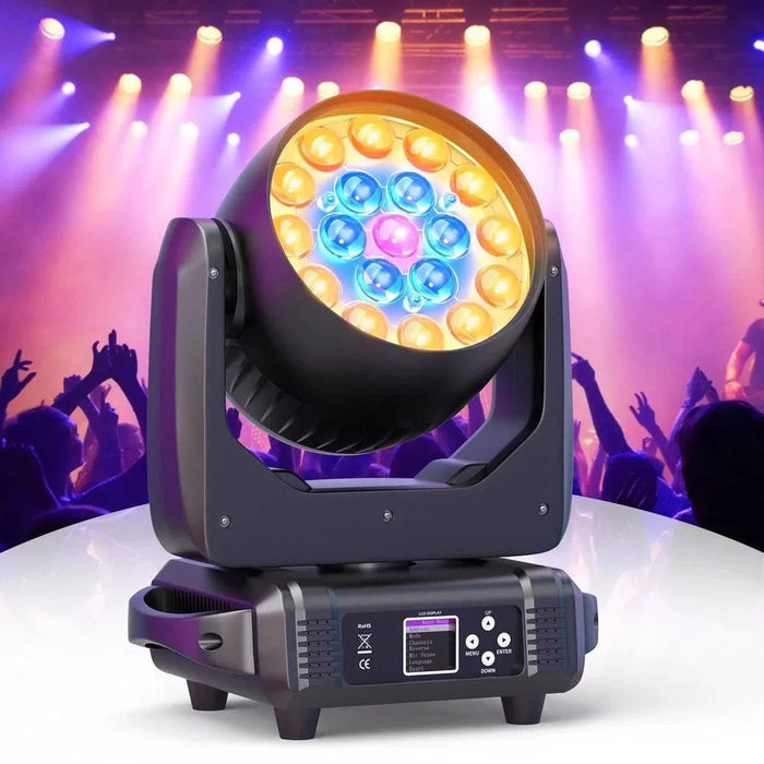 300W RGBW DMX512 LED Moving Head Light for DJ disco parties