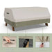heavy-duty 600D fabric picnic table cover for outdoor furniture