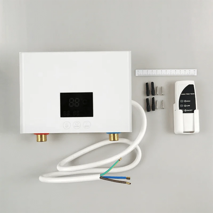 Wall-mounted 220V instant electric water heater for bathroom and kitchen heating