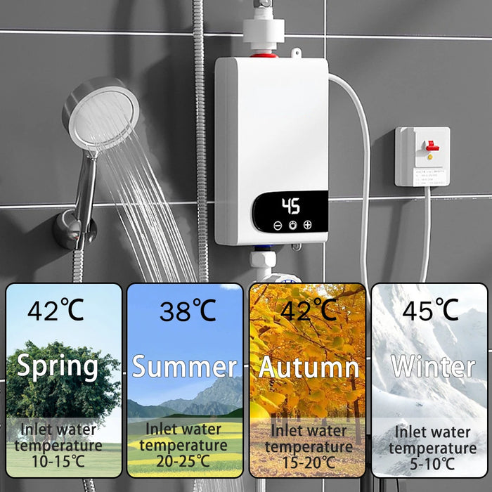 Mini Instant Hot Water Heater for Kitchen - No accessories