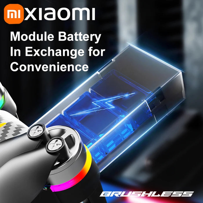 Folding Brushless Drone with Triple 8K Camera, Obstacle Avoidance, Black