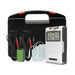 TENS unit muscle stimulator with electrode pads and user manual