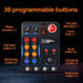 Simulator Control Box with 30 Programmable Buttons and RGB Panel for PC