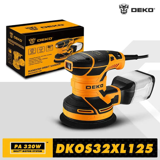 Random Orbit Sander 320W 14000RPM Dust Collection Polisher for Home DIY Carpentry