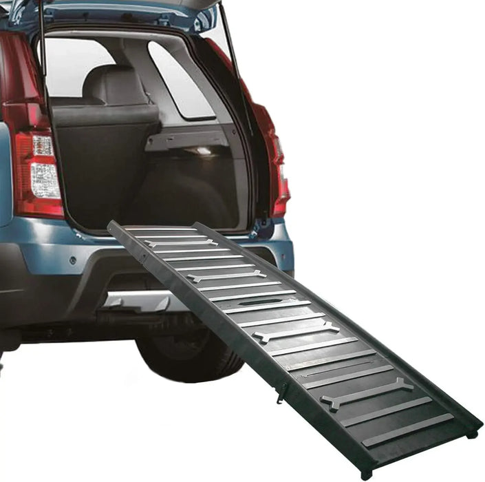 Portable Foldable Pet Travel Ramp Lightweight Non-Slip Steps with Carry Handle