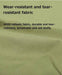 Easy-to-remove fabric seat for simple cleaning and maintenance