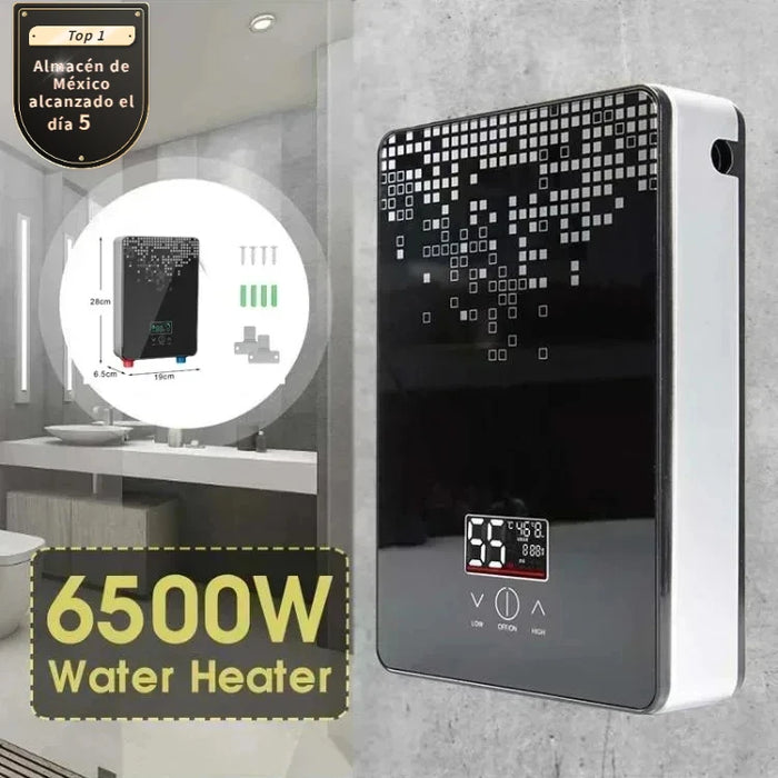 Compact Tankless Electric Water Heater for Bathroom & Kitchen