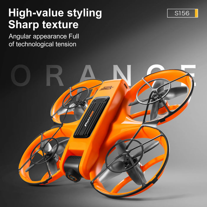Foldable 8K Drone with Display and 3 Batteries Gray