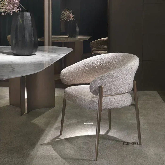 Luxury PU Leather Armchair for Kitchen & Dining Room