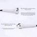 Device for blemish removal, freckle lightening, and skin tightening