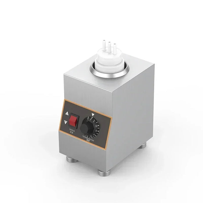 Stainless Steel Sauce Heating Dispenser with 650ml Bottles 2 bottles machine