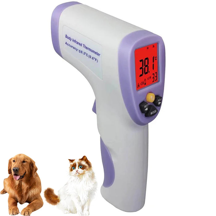Portable Pet Infrared Temperature Scanner Hygienic, Precise & Stress-Free Use