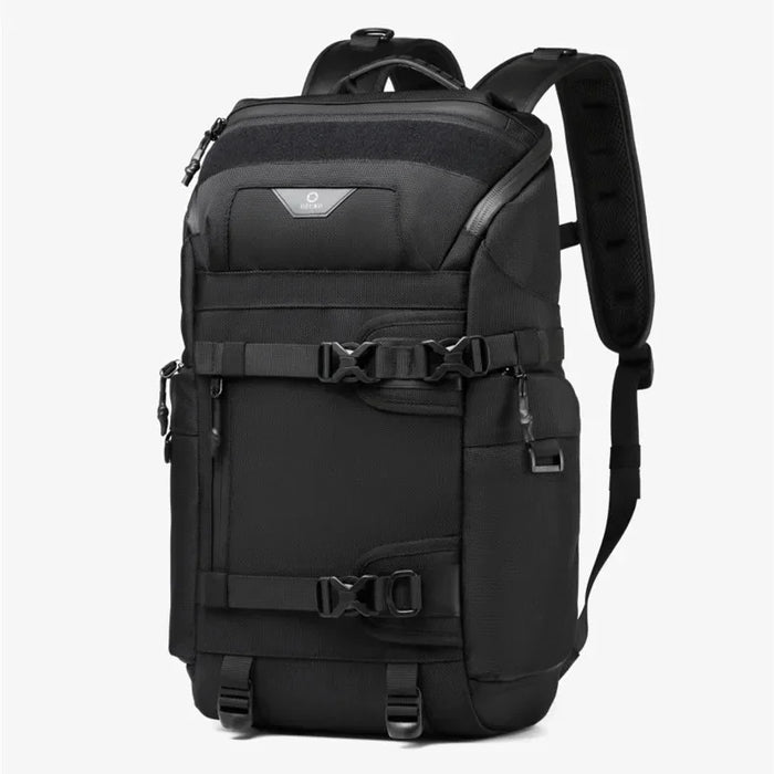 Black Waterproof 15" Laptop Backpack for Cycling & Outdoors