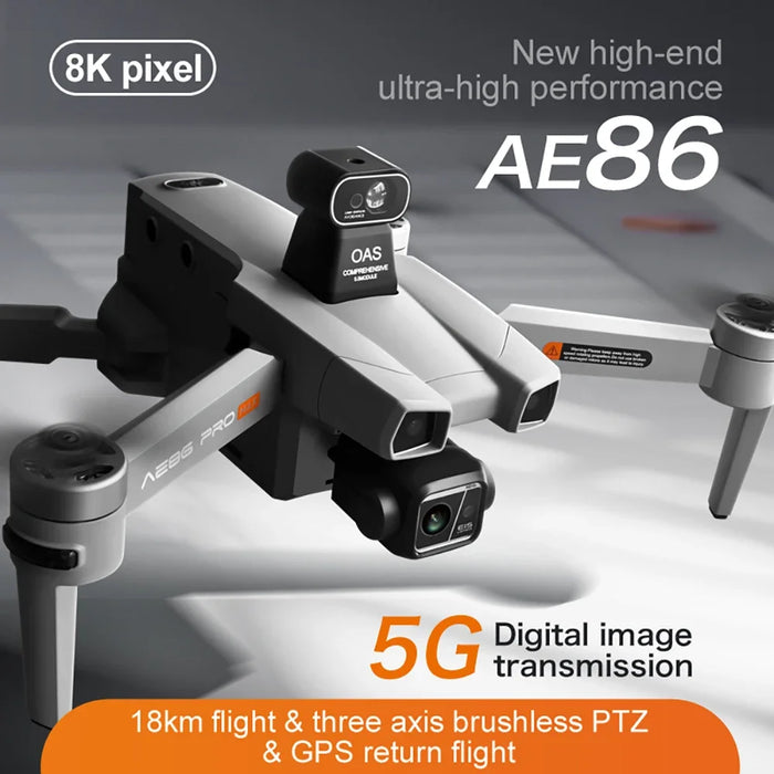 8K GPS Drone with 360° Obstacle Avoidance and Zoom
