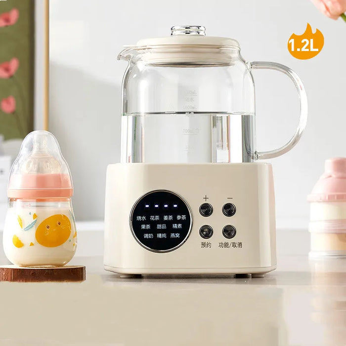 1.2L Smart Baby Kettle with 24h Timer and Temperature Control No Filter
