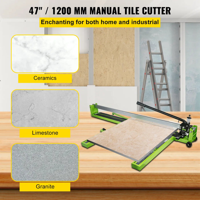 Professional hand tool for cutting porcelain and ceramic tiles