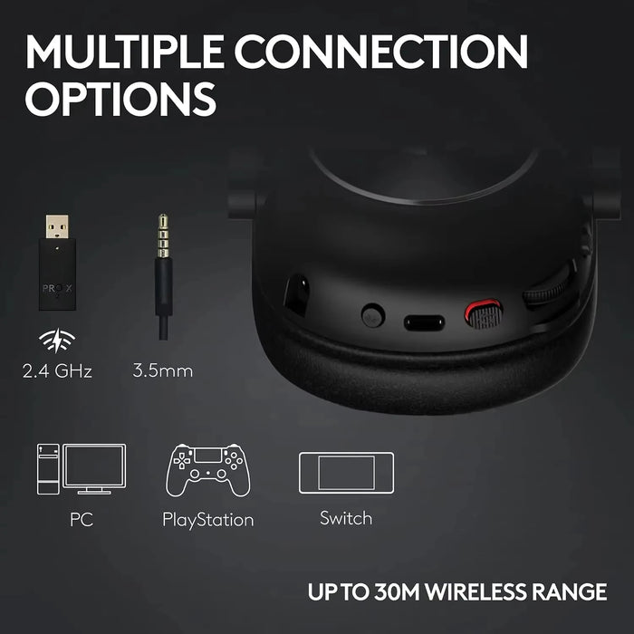 Pro Wireless Gaming Headset with with 7.1 Surround Sound