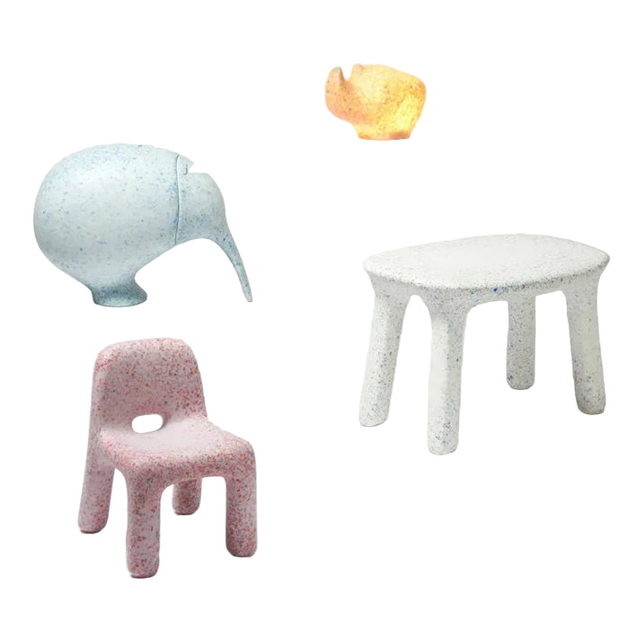 Modern Plastic Dining Chair Low 23cm Backrest, Compact 38x37x50cm, Nordic Minimalist Style