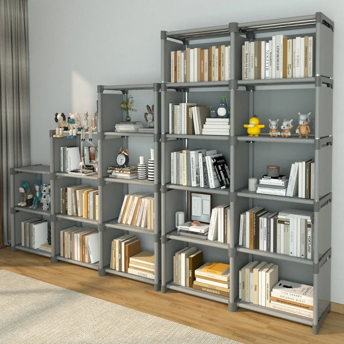 Sturdy stainless steel frame and waterproof non-woven fabric shelves