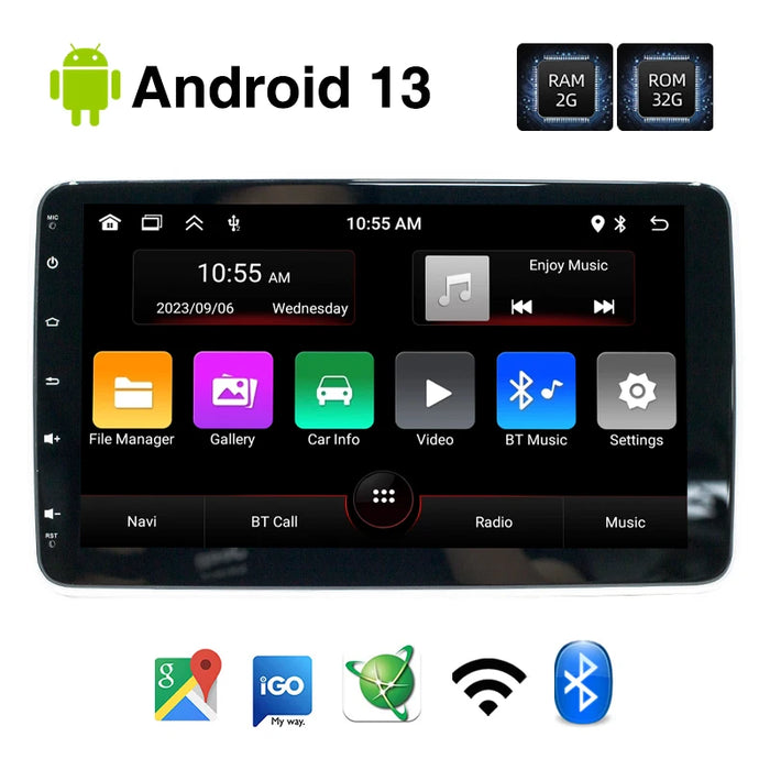 10.1" Android Car Stereo with Wireless Car Play & GPS