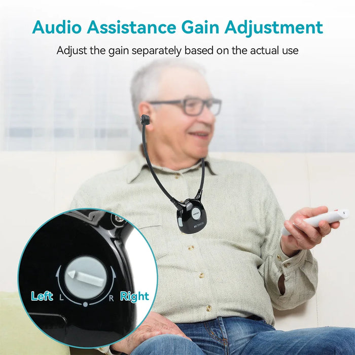 Wireless TV Headphones with Active Noise Cancellation