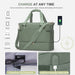 Army green waterproof lightweight travel crossbody handbag for on-the-go convenience