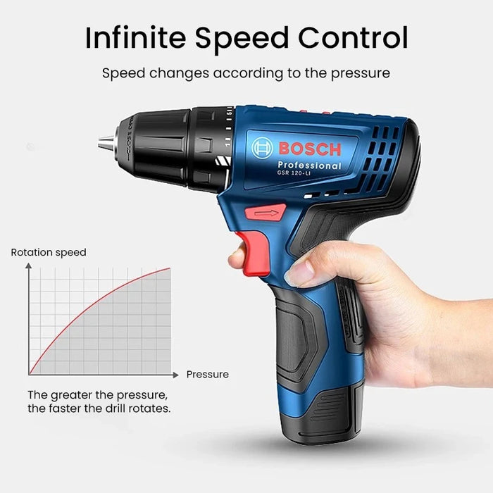 Cordless Screwdriver Set, Rechargeable, Compact, and Battery