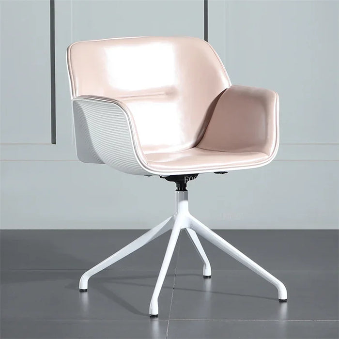 Ergonomic Swivel Office Chair, 48x48x78cm, No Rollers