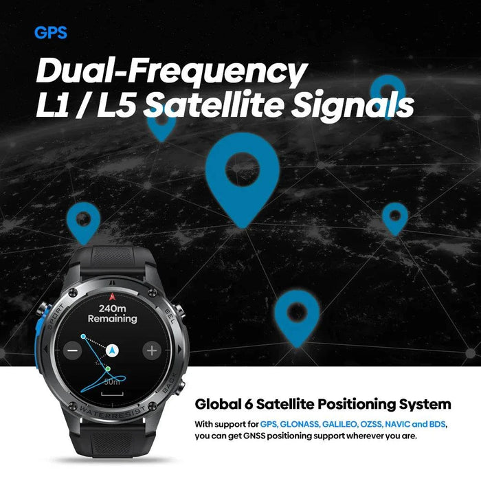 Waterproof and versatile GPS Smartwatch for outdoor adventures