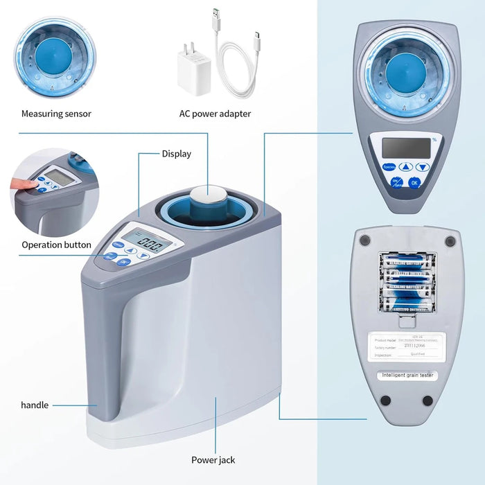 High Precision Digital Grain Moisture Tester for Corn & Wheat