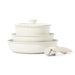 Eco-friendly and safe cookware set for versatile use on various stovetops