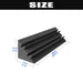 12x12x48cm black acoustic foam bass traps for enhanced audio performance