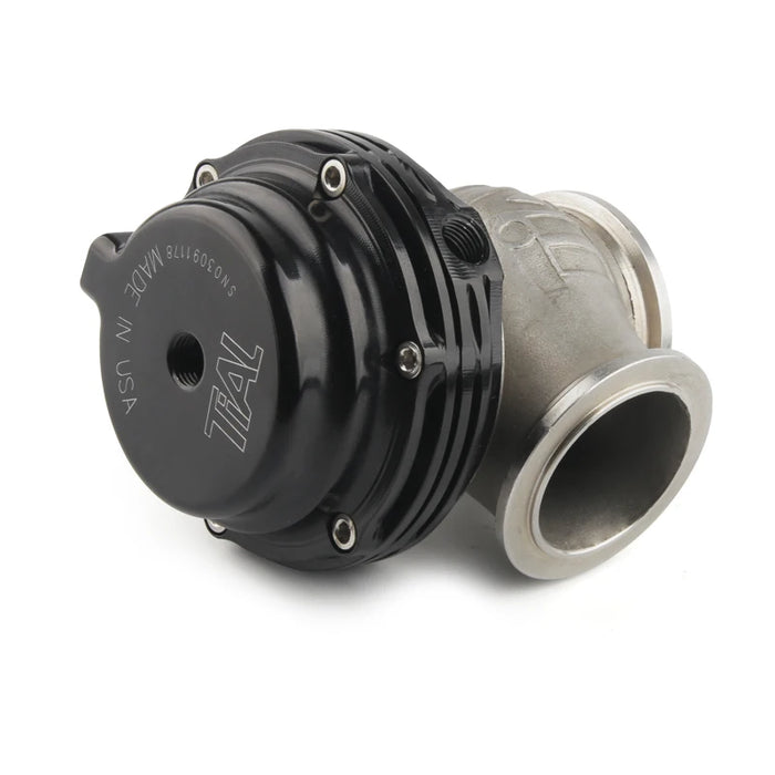Adjustable Spring Pressure Water Cooled External Turbo Wastegate Flange Black